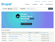 Tablet Screenshot of drupal.hu