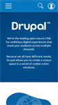 Mobile Screenshot of drupal.org