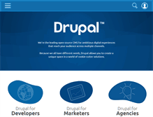 Tablet Screenshot of drupal.org