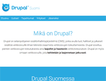Tablet Screenshot of drupal.fi
