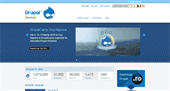 Desktop Screenshot of drupal.ro