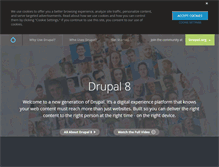 Tablet Screenshot of drupal.com