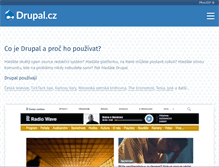 Tablet Screenshot of drupal.cz