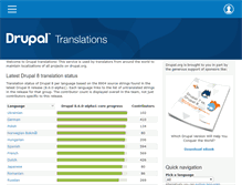 Tablet Screenshot of localize.drupal.org